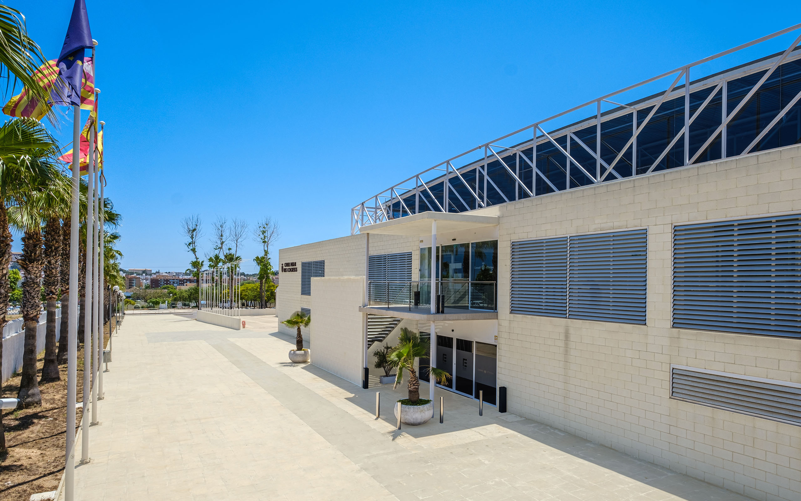 Entrada del Recinto Ferial de Ibiza