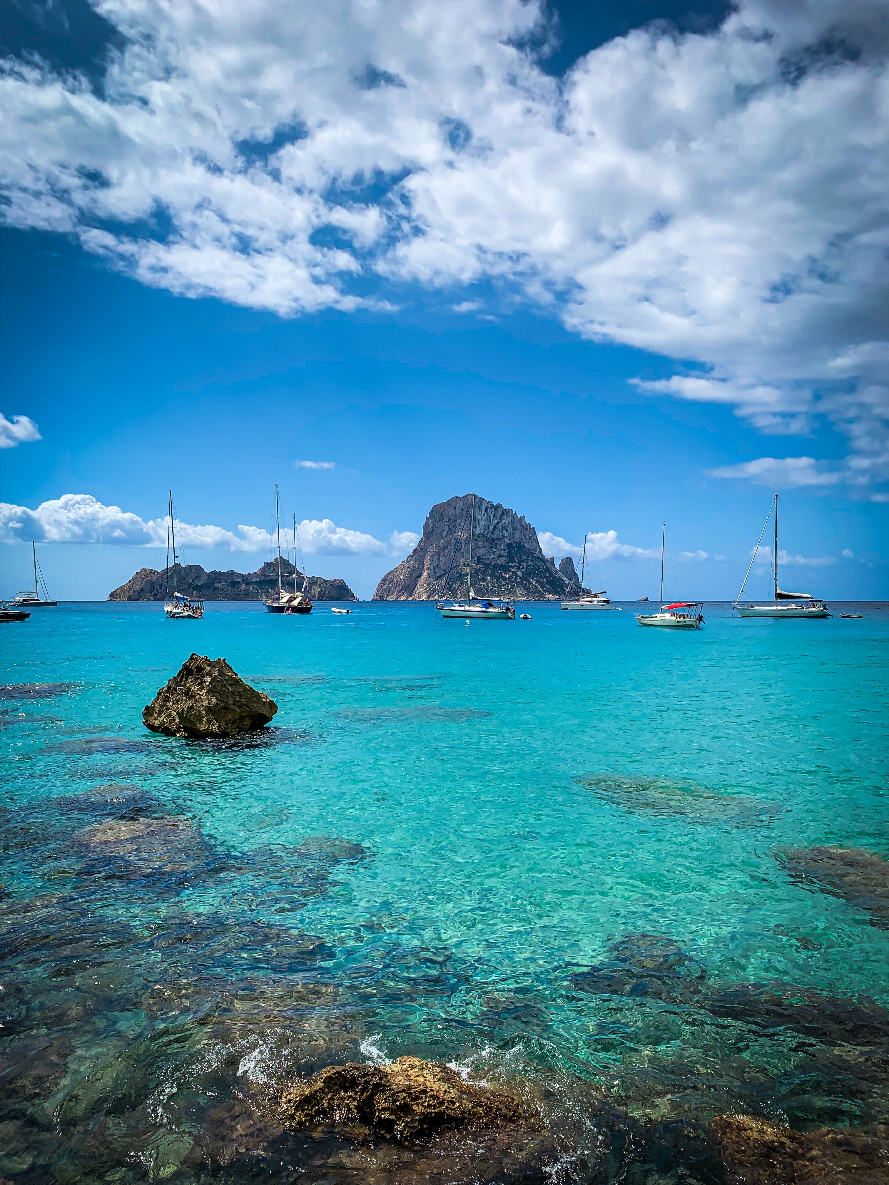 Imagen de Es Vedrà desde Cala d'Hort