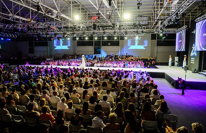 Ejemplo de un evento de moda en el Recinto Ferial de Ibiza