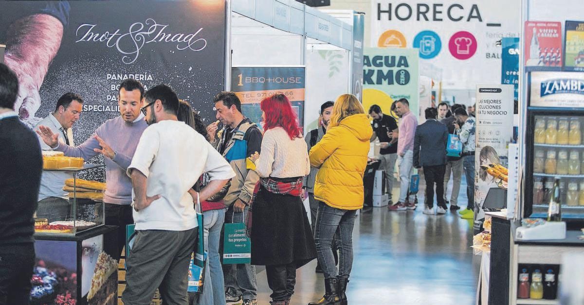 Interior of the HORECA fair at the Ibiza Exhibition Centre