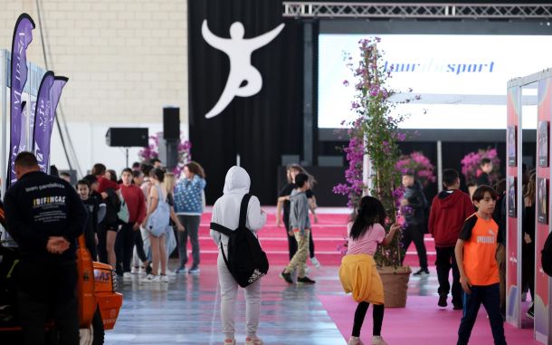 Foto de la inauguración de la feria